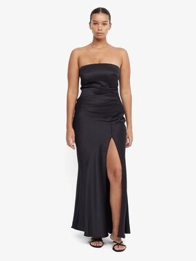 Bec + Bridge Dreamer Strapless Dress in Black